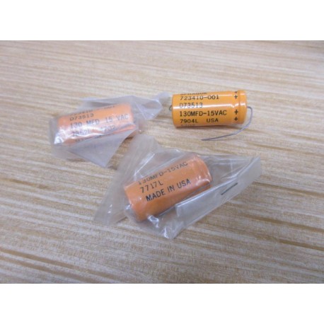 Sprague 723410-001 Capacitor 723410001 (Pack of 3) - New No Box