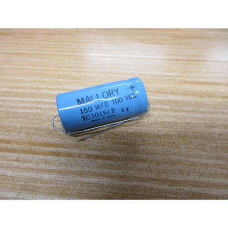 Mallory TC10151B Cornell Dubilier Capacitor 150 MFD 100VDC - New No Box