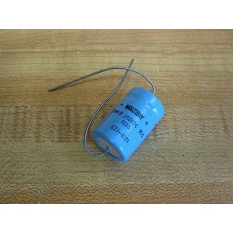 Mallory 677-9209 Capacitor 6779209 20MFD 250VDC - New No Box