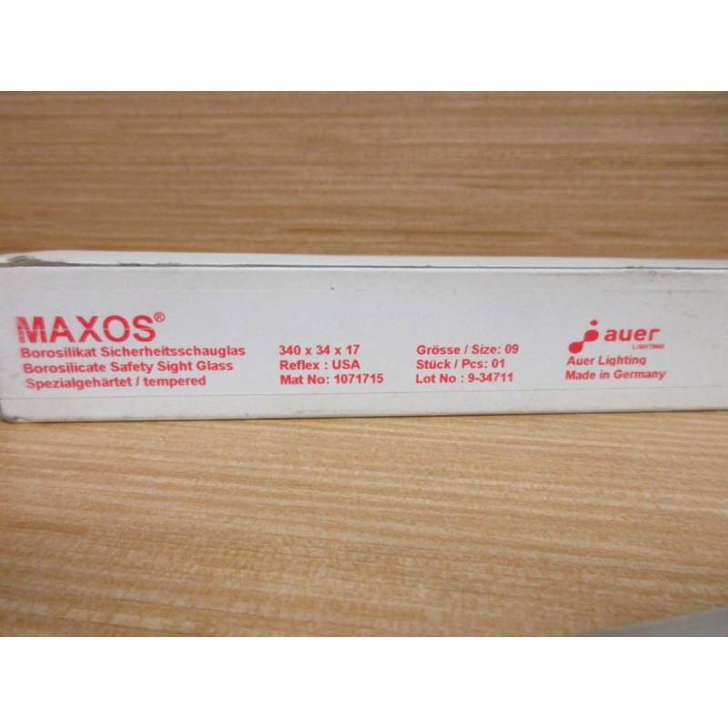 Maxos 1071715 Auer Safety Sight Glass 9 34711 Mara Industrial 8582