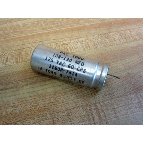 Toro 1160R-7514 Capacitor 1160R7514 108-130 MFD 125VAC - New No Box