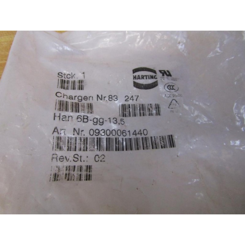 Harting Han-6B-gg-13.5 Housing Hood 09300061440 (Pack of 2) - Mara ...