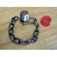 Midland 24-N60 1" Male Plug wSafety Chain 24N60 - New No Box