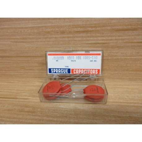 Sprague 10TS-S10 Capacitor 10TSS10 0.010000 MF 1000V (Pack of 5)