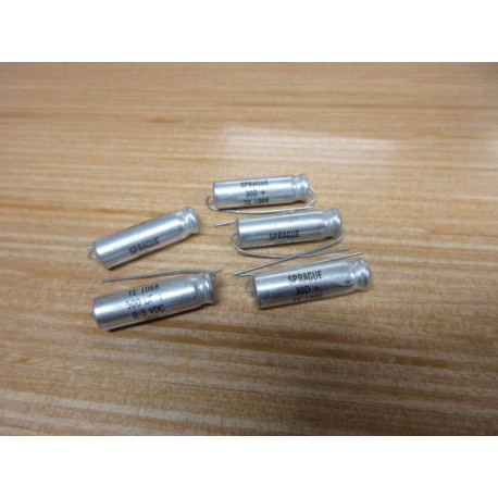 Sprague TE-1068 Capacitor TE 1068 500UF 0-3VDC (Pack of 5) - New No Box