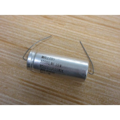 Mallory TCG103U015N2L Cornell Dubilier 10,000MF 15V - New No Box