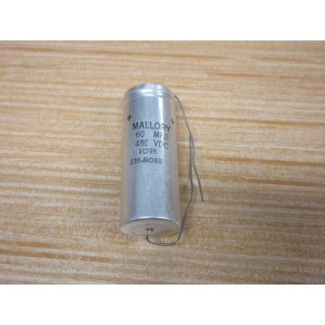 Mallory TC795 Cornell Dubilier Capacitor 60 MFD 450VDC - New No Box