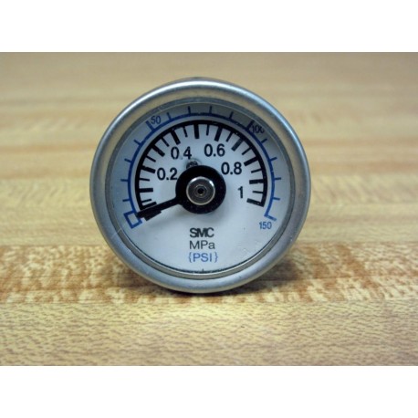 SMC 1" Metal Pressure Gauge 0-1MPA 0-150PSI - Used