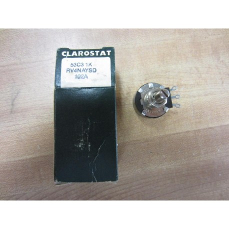 Clarostat RV4NAYSD102A Potentiometer 53C31K