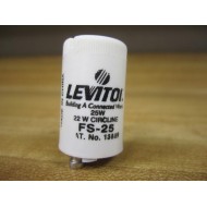 Leviton FS-25 Fluorescent Lamp Starters 13889 (Pack of 6) - New No Box