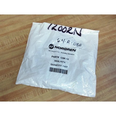 Norgren CSK-12 Seal Kit 6 CSK12