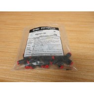 SMC KQT01-00 18" One-Touch Tee Fitting KQT0100 (Pack of 10)