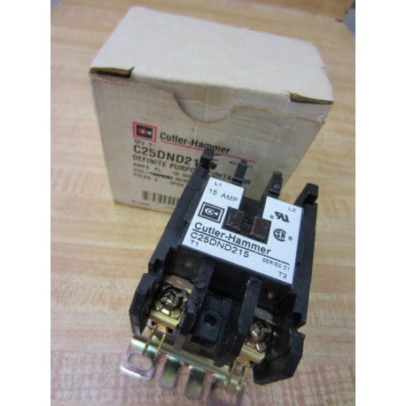 Cutler Hammer C25DND215 Definite Purpose Contactor