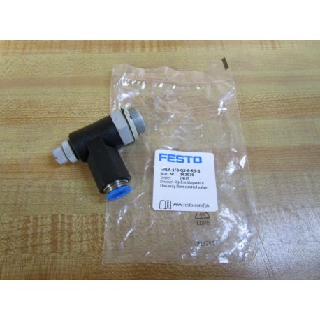 Festo GRLA-38-QS-8-RS-B One-Way Flow Control Valve 162970