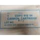 Millipore CDFC 012 04 Carbon Cartridge CDFC-012-04 - New No Box