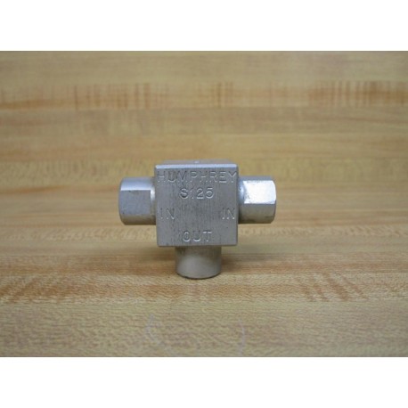 Humphrey S125 Miniature Shuttle Valve - New No Box