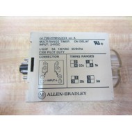 Allen Bradley 700-HTM12JZ24 Multi-Range Timer 700HTM12JZ24 Series A - Used