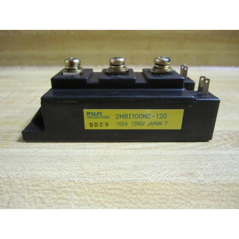 Fuji Electric 2MBI100NC-120 Transistor Module 5D29 - Used - Mara Industrial