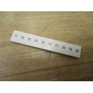 Eaton XBMZB6H71 Terminal Marker Tags XBMZB6H71 (Pack of 10)