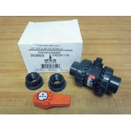 IPEX 353003 34" PVC True Union Ball Valve W 34" Threaded Inserts