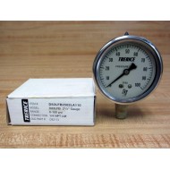 Trerice D82LFB2502LA110 2.5" Filled SS Pressure Gauge D82113