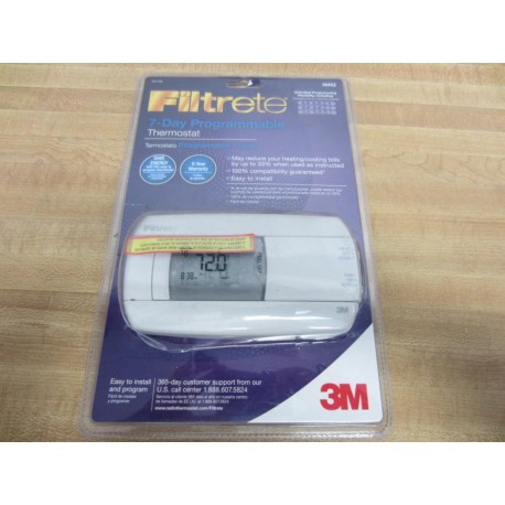 3M 3M-22 -22 Filtrete 7-Day Programmable Thermostat 22 Damaged Packaging