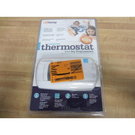 Ritetemp 6022 5-1-1 Day Programmable Universal Thermostat Damaged Packaging