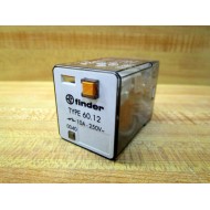 Finder TYPE 60.12 Relay 60.12 24VAC Coil - Used