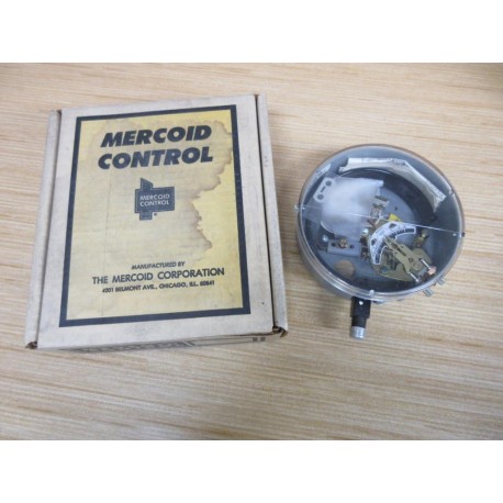 Mercoid Control DA 21-2 RG 5S Gas Pressure Switch DA-21-2-RG-5S