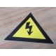 Generic Triangle Sticker Electrical Hazard Sticker (Pack of 10) - New No Box