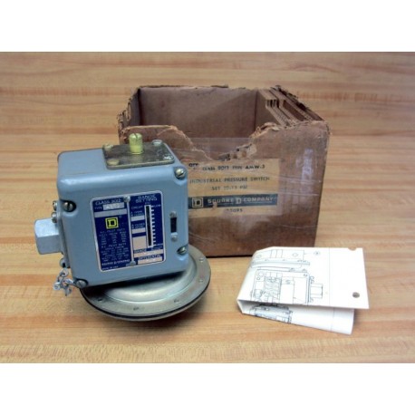 Square D 9012-AMW3 Pressure Switch 9012AMW3