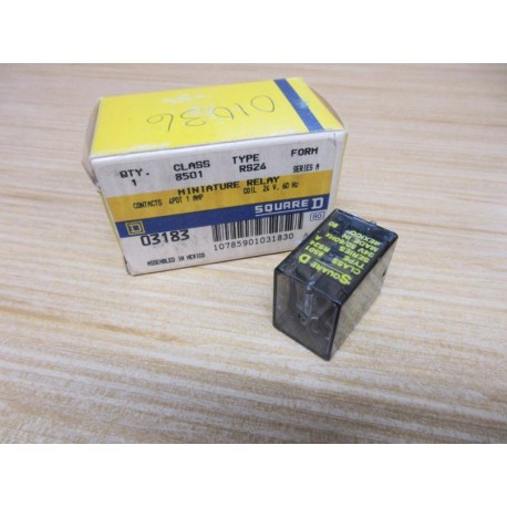 Square D 8501-RS24 Miniature Relay 8501RS24