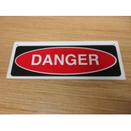 Generic Danger Adhesive Sign - New No Box