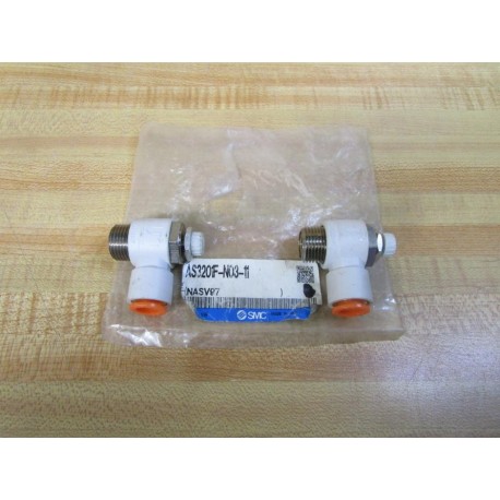 SMC AS3201F-N03-11 Flow Control WFitting NASV97 (Pack of 2)