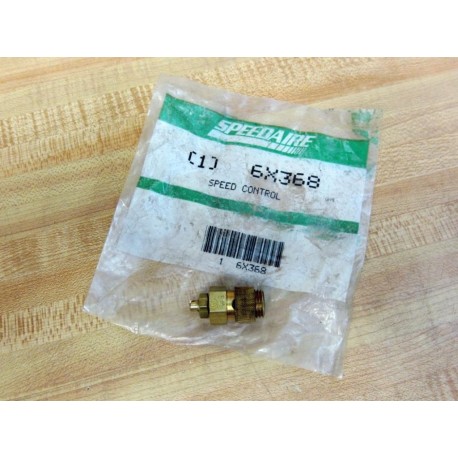 Speedaire 6X368 14" Brass Speed Control Valve - New No Box