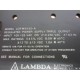 Lambda LOT-W-5152-A Regulated Power Supply-Triple Output - Used