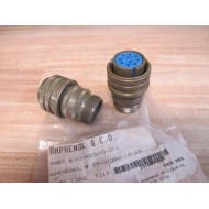 Amphenol 97-3106A-18-1S Circular Connector  973106A181S (Pack of 2)