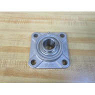 ASK SF205 Stainless Steel 4 Bolt Flange Housing - New No Box