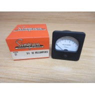 Simpson Model 27 Meter 27 0-5 DC Milliamperes