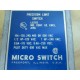 Micro Switch 101ML1 Precision Limit Switch WRoller Lever Side Lever - New No Box