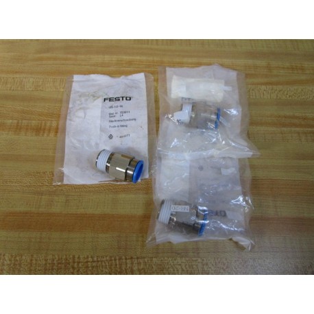 Festo QS-12-16 Push-In Fitting 153011 (Pack of 3)