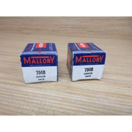 Mallory 704B Junior Jack Socket NOS (Pack of 2)