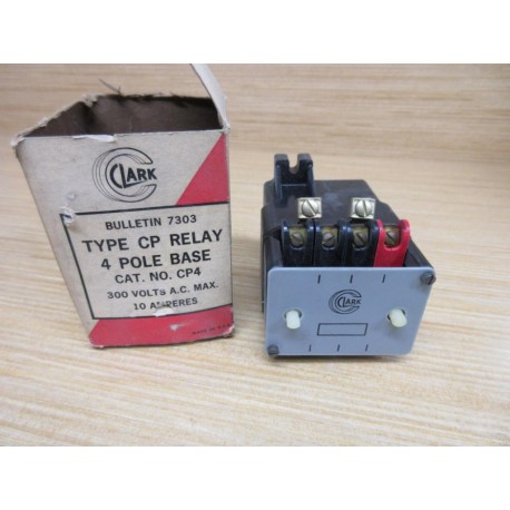 Clark 7303 CP4 Relay 7303CP4 3 N.O.  1N.C.