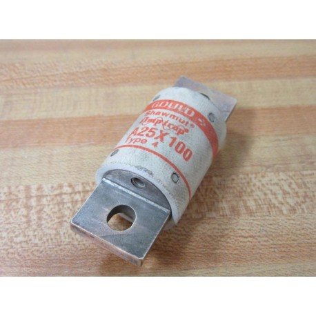 GouldShawmut A25X100 Amp-Trap Type 4 Fuse (Pack of 7) - Used