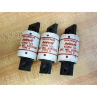 GouldShawmut A25X100 Amp-Trap Type 4 Fuse Tested (Pack of 3) - New No Box