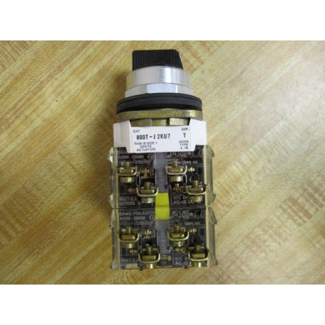 Allen Bradley 800T-J2KU7 Selector Switch 800TJ2KU7 Series T - New No Box