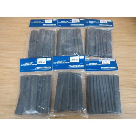 Thomas & Betts CPO750-0-6 Shrink-Kon Heat Shrink Tubing CP0750-0-6 (Pack of 60)