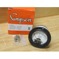 Simpson 01530 Panel Meter Modified & Calibrated - Refurbished