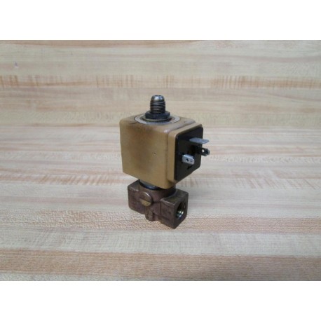 Lucifer E133K06 Parker Solenoid Valve 48 1865F,Cracked Coil - Used