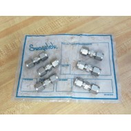 Swagelok SS-16M0-6 SS Tube Fitting SS16M06 (Pack of 6)